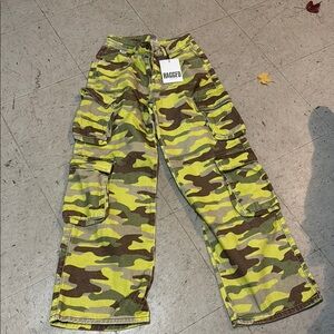 Ragged Camo Cargo Pants